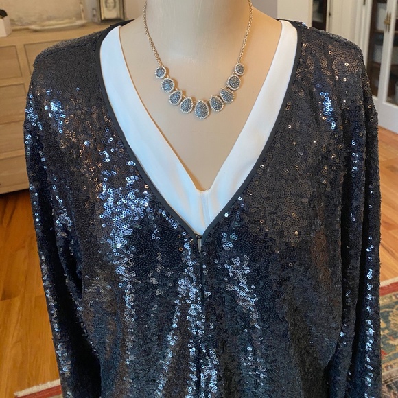 Anna-Kaci Sequin Jacket - Size L - Picture 9 of 14